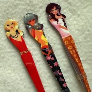 3 Pair Novelty Tweezers NWOT